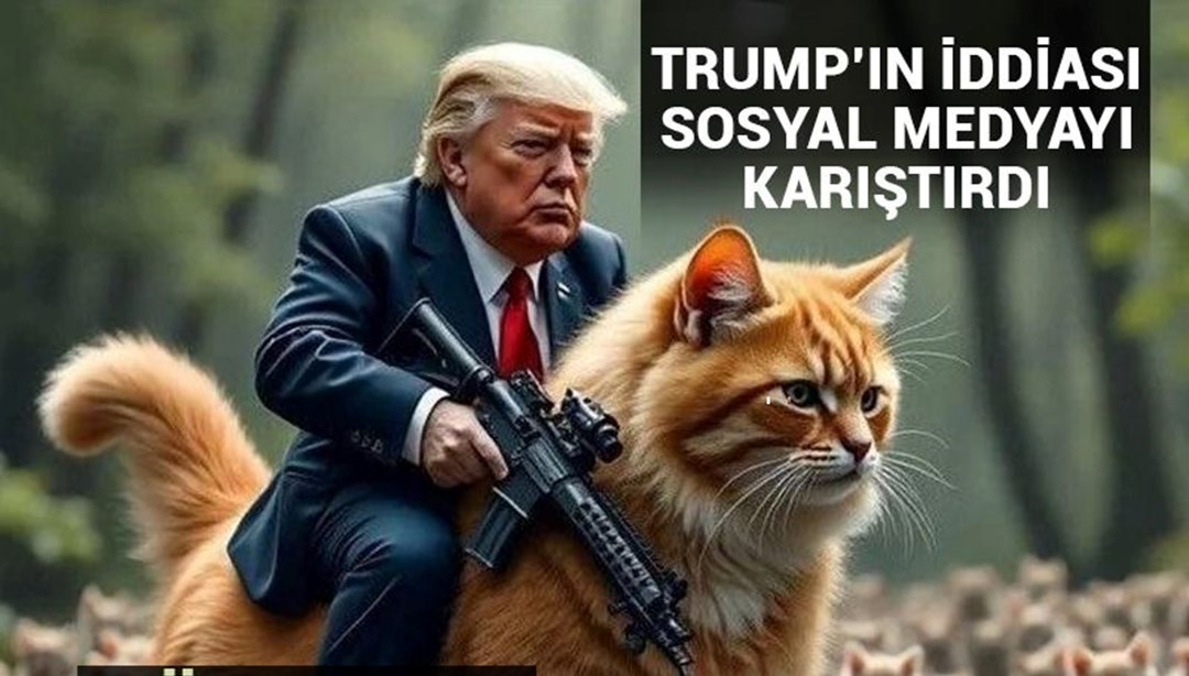 Trump'ın "göçmenler evcil hayvanları yiyor iddiası sosyal medyayı salladı: Yüzlerce yapay zeka görseli paylaşıldı