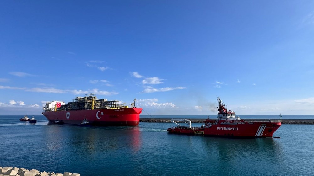 Doğalgaz üretim platformu Osman Gazi Filyos Limanı'nda - 2