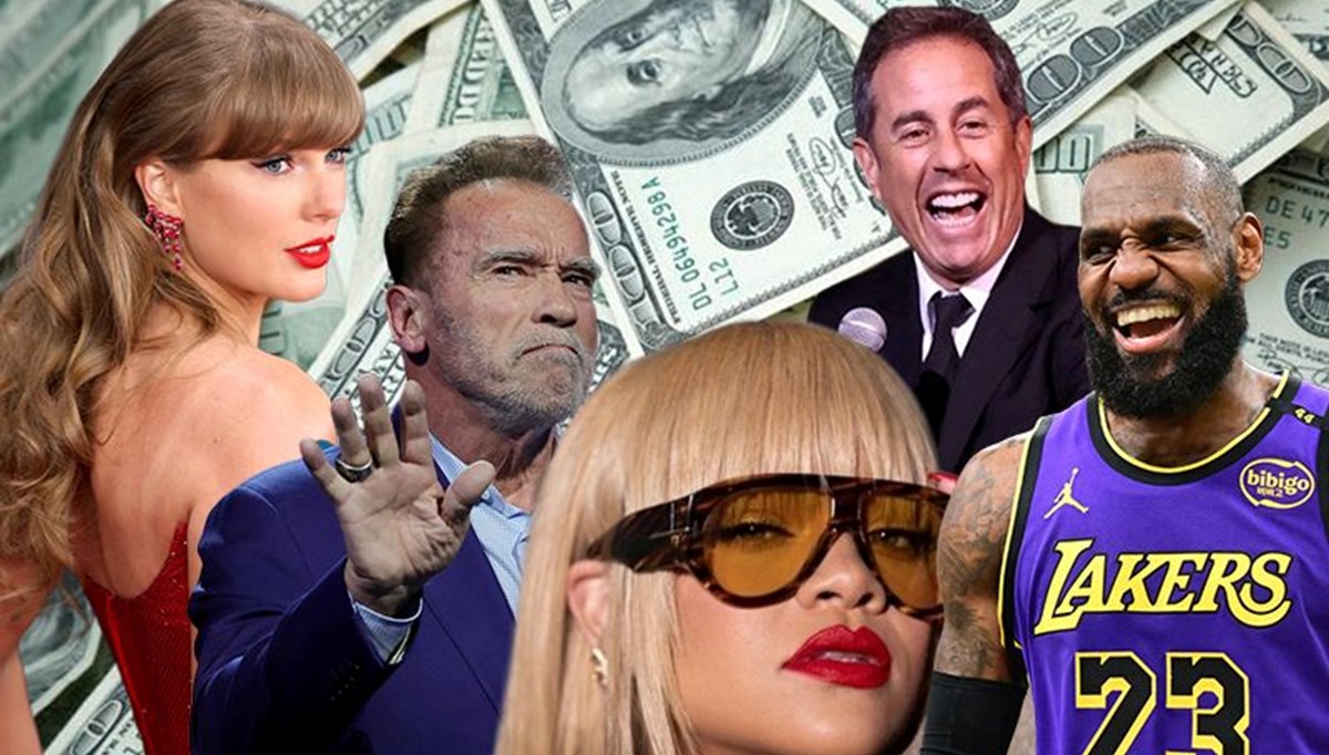 Dünyanın en zengin ünlüleri açıklandı