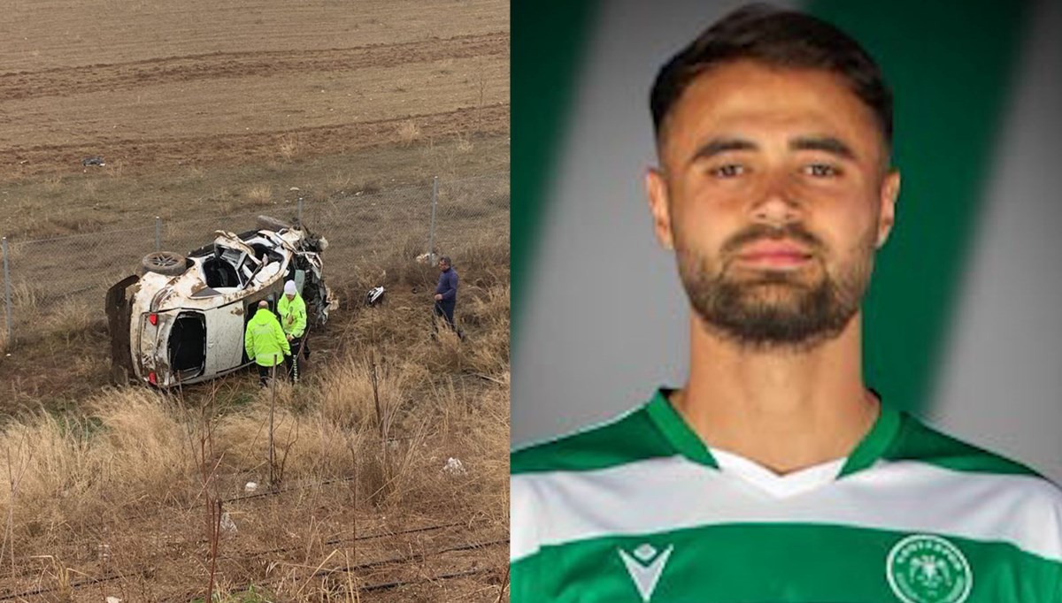 Milli futbolcu hayatını kaybetti: Kaza yerinden ilk görüntüler