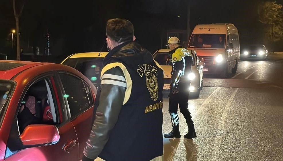 Düzce'de asayiş denetimi