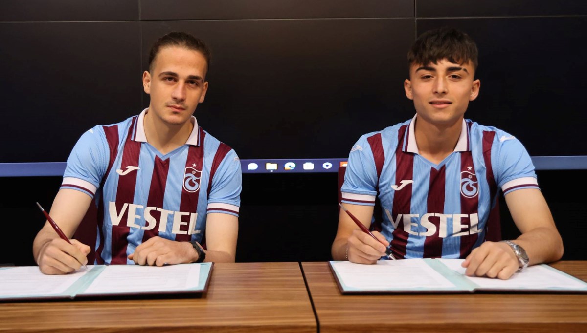 Trabzonspor Muhammed Ali Çamkerten ve Zekeriya Berk Bulut ile profesyonel sözleşme imzaladı Trabzonspor Muhammed Ali Çamkerten ve Zekeriya Berk Bulut ile profesyonel sözleşme imzaladı