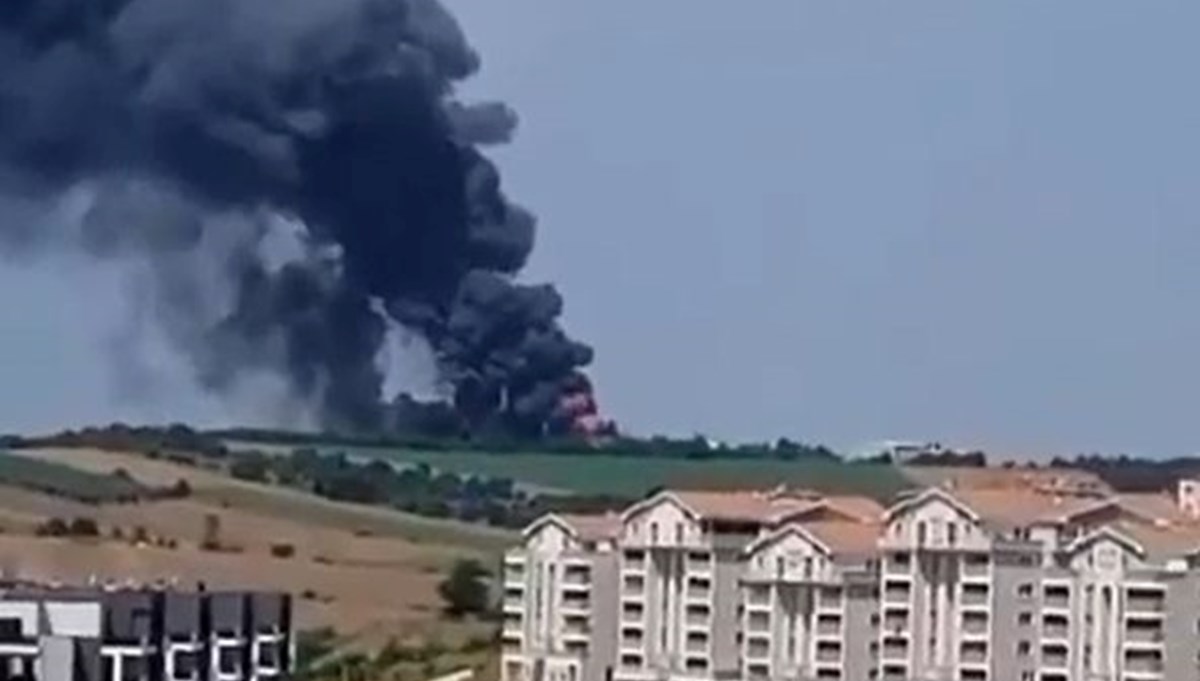 Bursa'da fabrika yangını