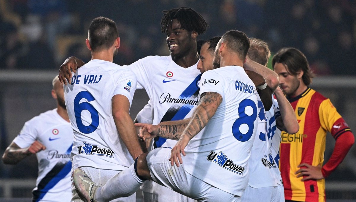 Serie A lideri Inter, Lecce'yi farklı yendi