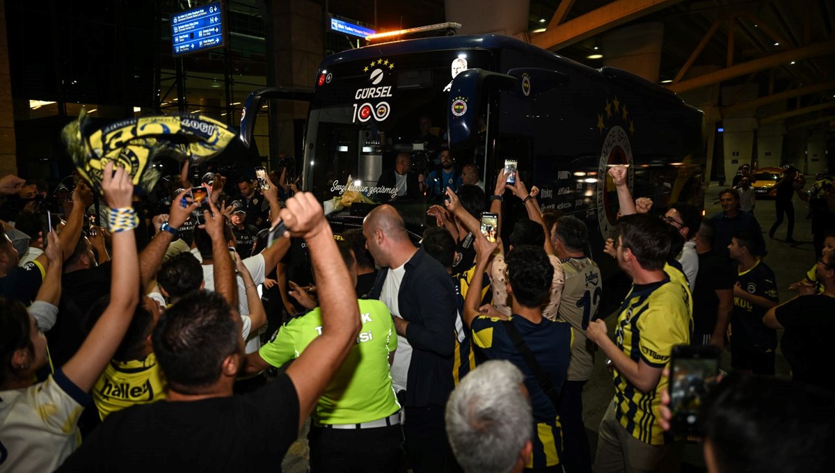 Fenerbahçe kafilesi Ankara'ya geldi Fenerbahçe kafilesi Ankara'ya geldi