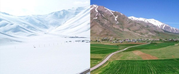 Kuş bakışı fotoğraflarla Türkiye'den yaz-kış manzaraları