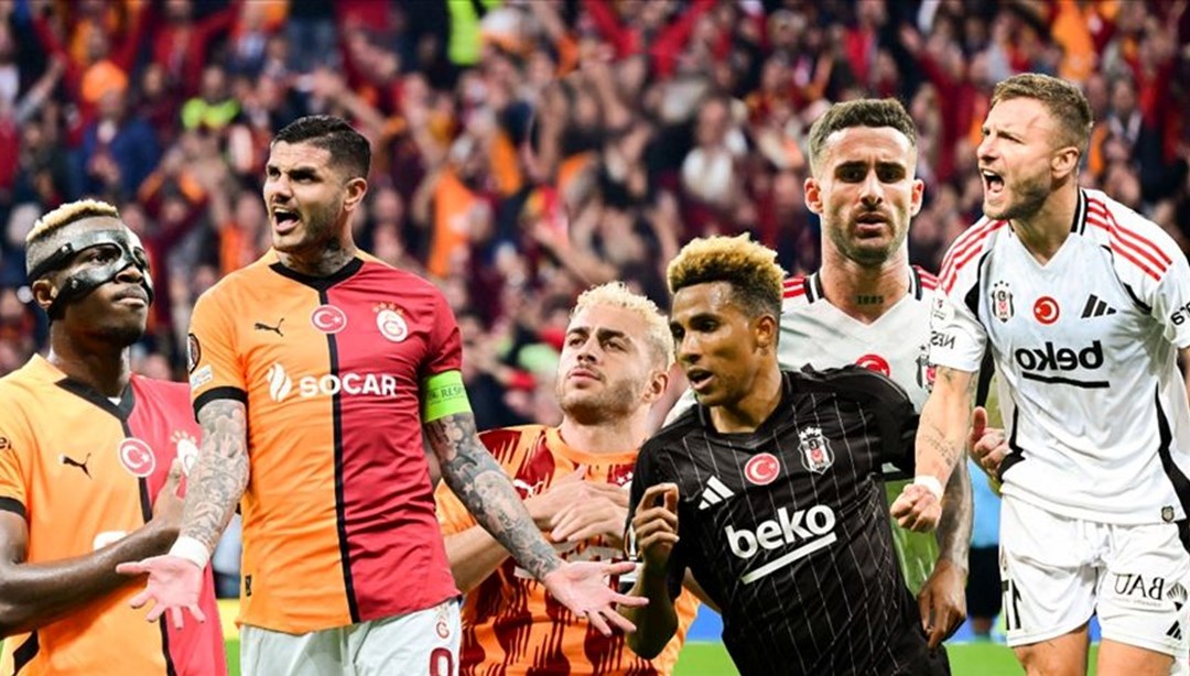 Galatasaray-Beşiktaş derbisinde gözler golcülerde olacak