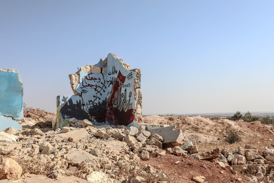 İdlibli grafiti sanatçısı Aziz Esmer'den Fas halkına dayanışma mesajı - 2