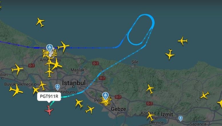 Havada korku dolu anlar