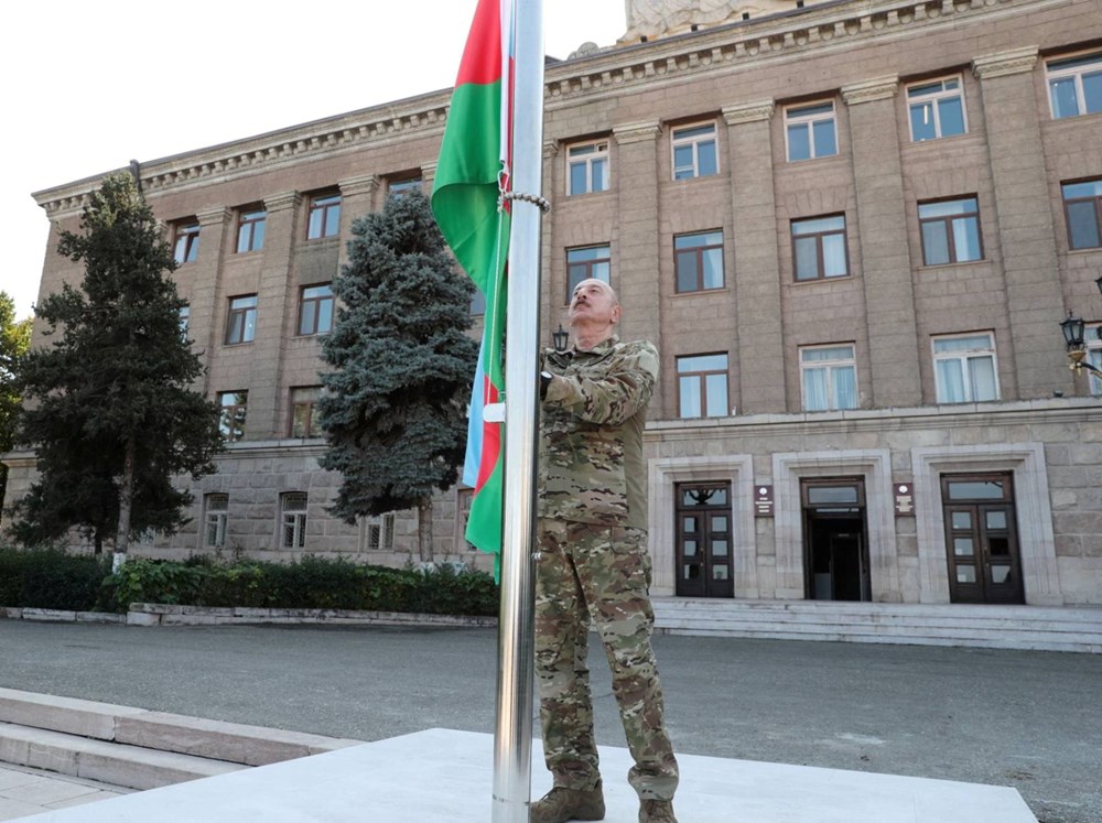 Hankendi'ye Azerbaycan bayrağı - 2