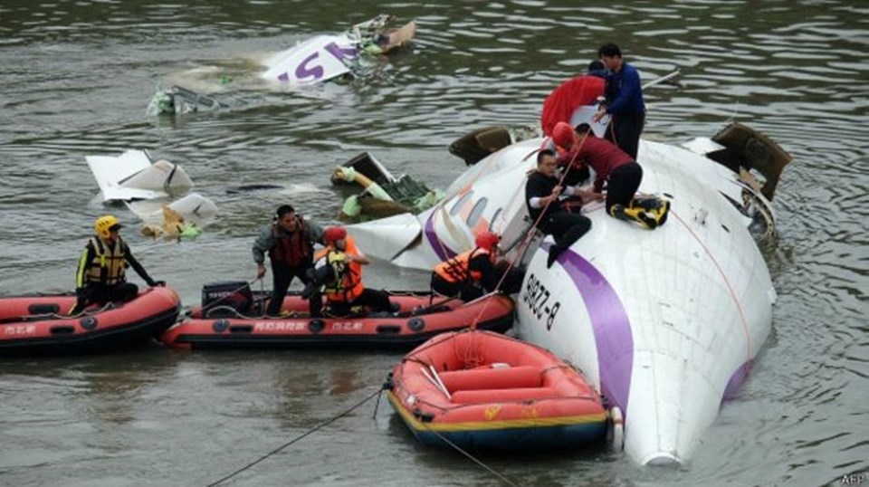 58 kişiyi taşıyan uçak nehre düştü - 1