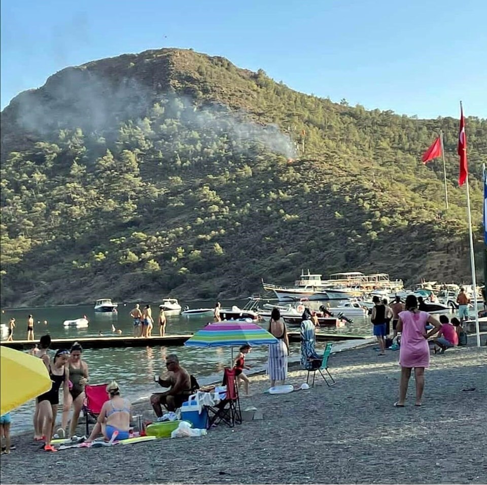 Datça'daki yangını çocukların torpil oyunu çıkarmış - 1