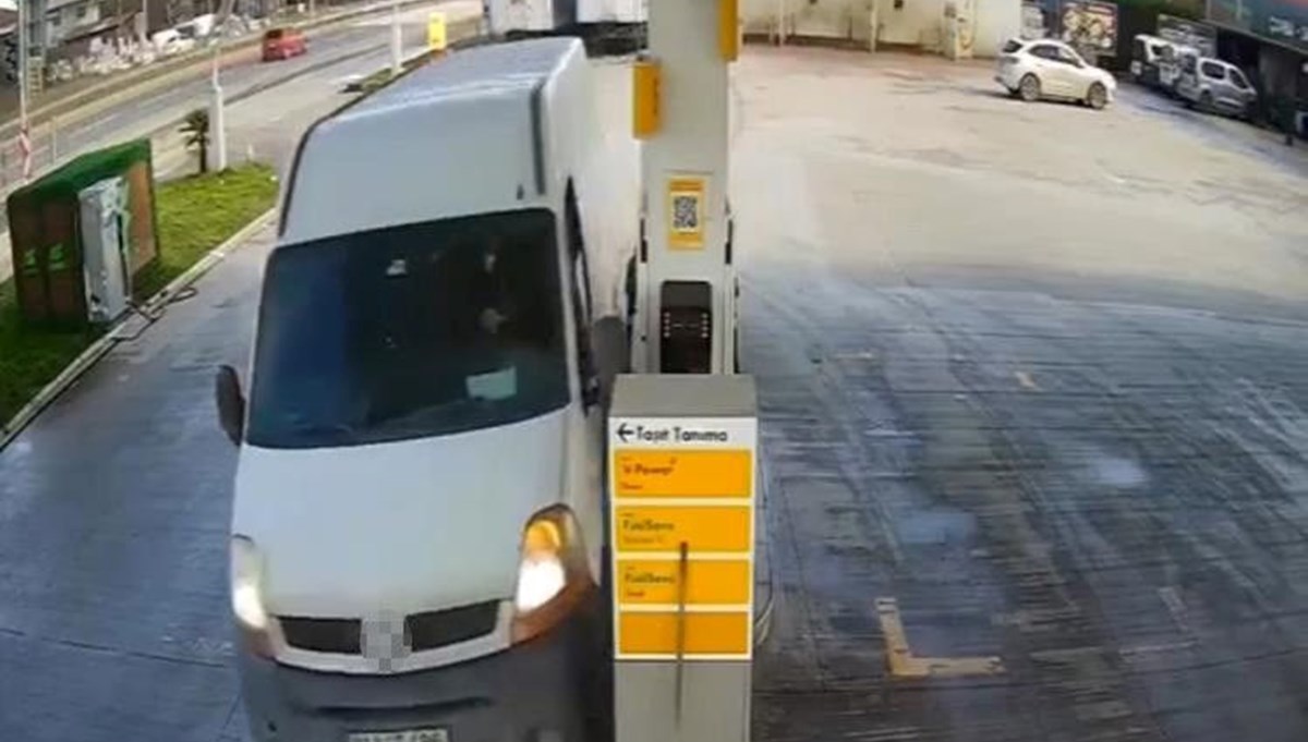 Akaryakıt istasyonunda faciadan dönüldü Akaryakıt istasyonunda faciadan dönüldü