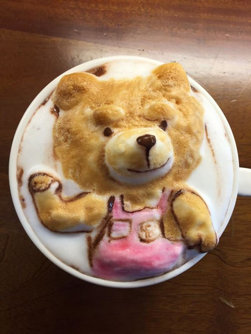 Мишка с кофе