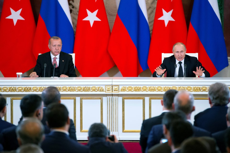 Cumhurbaşkanı Erdoğan ve Putin'den ortak basın açıklaması (İdlib vurgusu) - 1