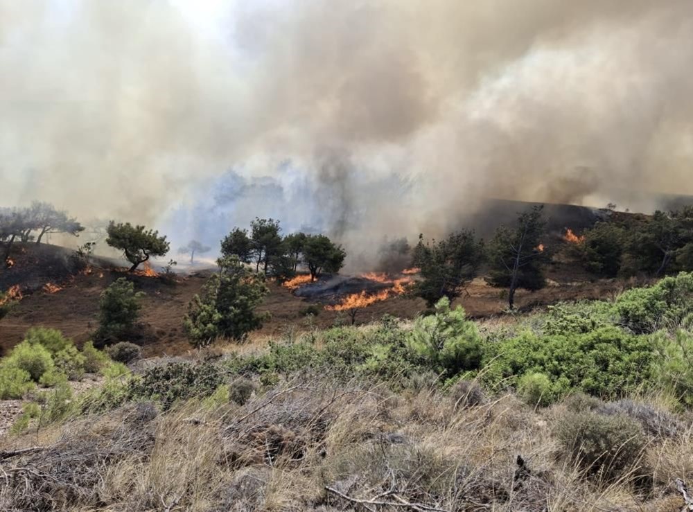 Bozcaada'da yangın
paniği: Tüm hava araçları bölgeye yönlendirildi - 5
