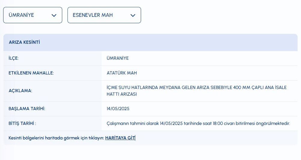 İSKİ su kesintisi 14 Mayıs kesinti programı: Üsküdar ve Ümraniye'de sular ne zaman gelecek? - 2