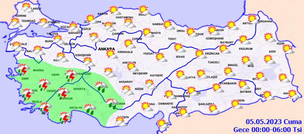 Sıcaklıklar düşüyor! 12 il için sarı kodlu uyarı (Bugün hava nasıl olacak?) - 7