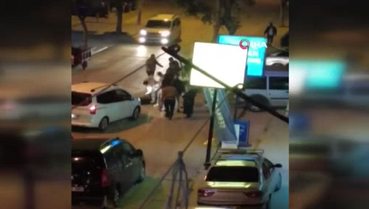 Sokak ortasında öldüresiye dövüldü