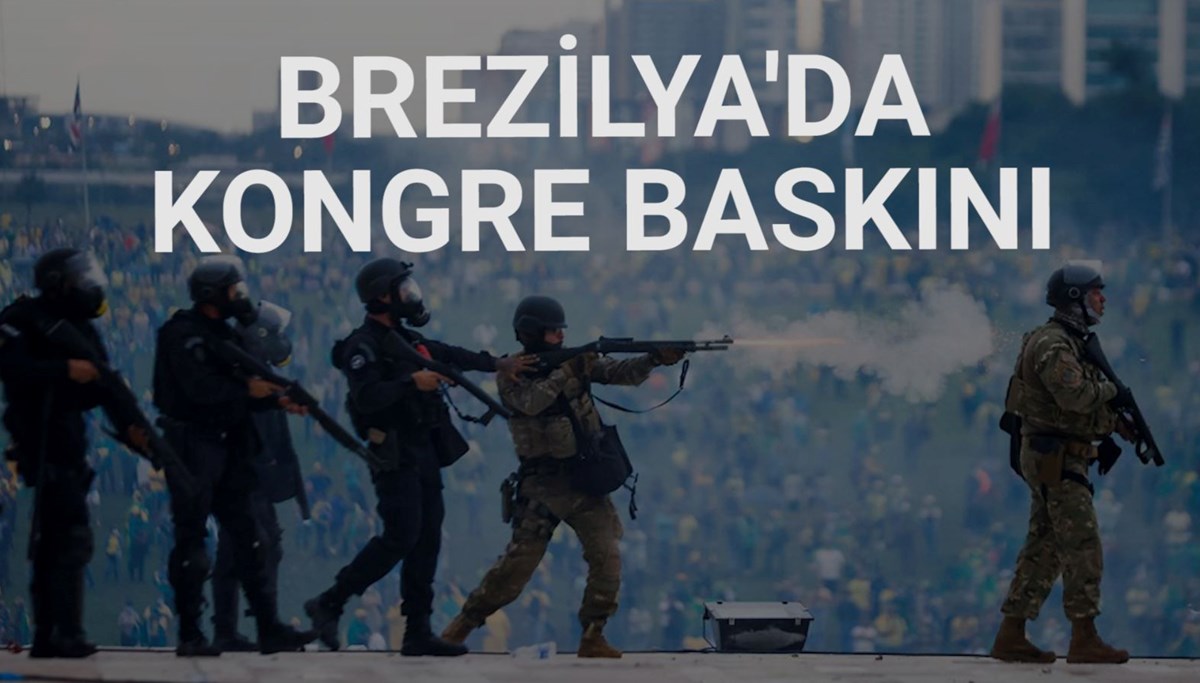 Eski devlet Başkanı Bolsonaro destekçileri Kongre'yi bastı Eski devlet Başkanı Bolsonaro destekçileri Kongre'yi bastı