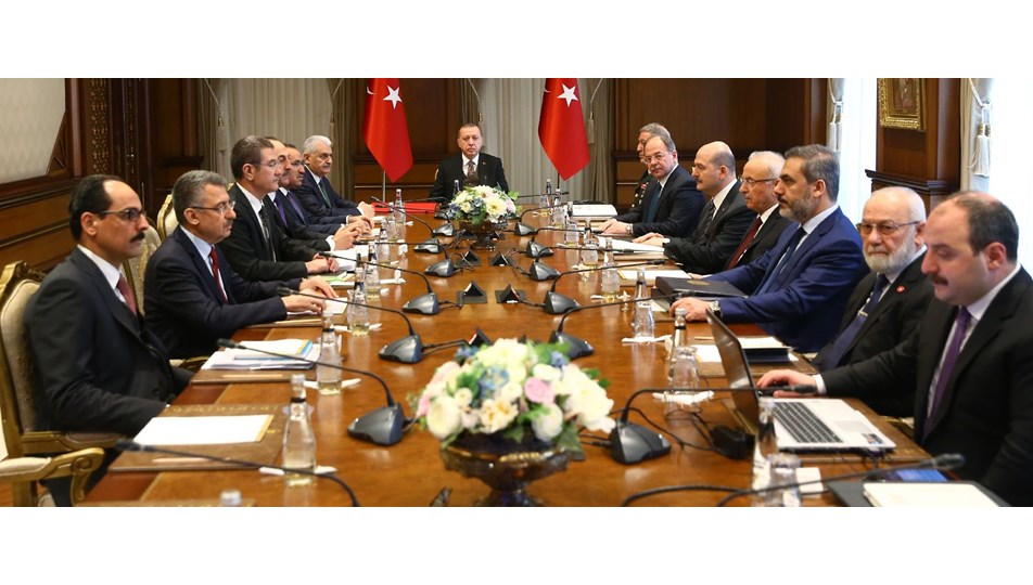 Beştepe'de güvenlik toplantısı