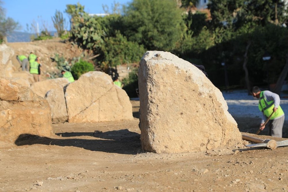 Bodrum'da 2400 yıllık tarihi Halikarnassos Surları gün yüzüne çıkıyor - 2