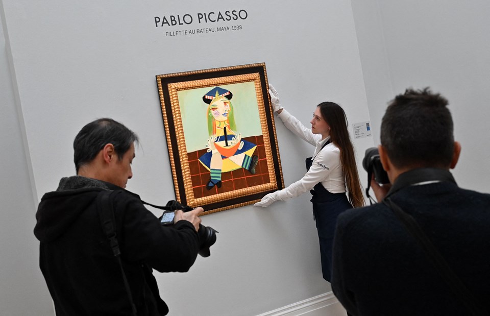 Pablo Picasso'nun kızının portresi 18 milyon sterline satıldı - 1