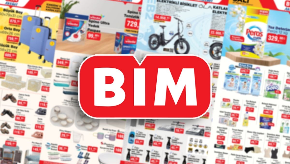 BİM aktüel 27 Mayıs Salı - 30 Mayıs Cuma: BİM aktüel ürünler kataloğunda; Elektrikli bisiklet, şarjlı süpürge, elektrikli barbekü, kule tipi vantilatör, valiz çeşitleri
