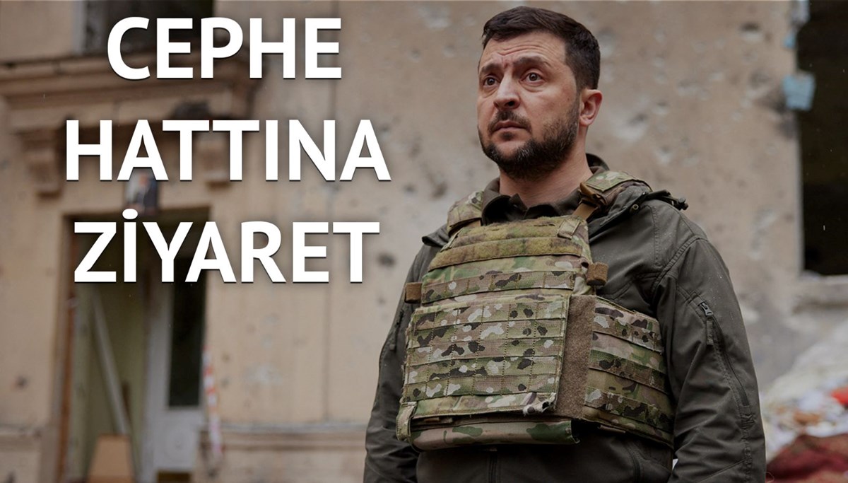 Zelenski ilk kez Kiev dışına çıktı