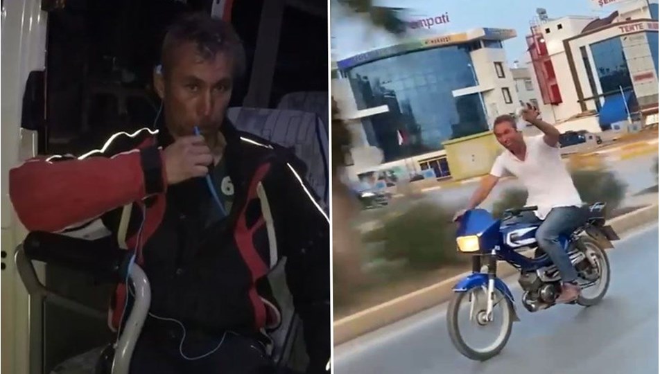 Cezalar caydırmadı, şimdi de pipetle içerken görüntülendi