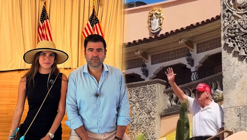 ABD'de yaşayan oyuncu Ceyda Ateş paylaştı: Donald Trump'ın evindeki davetten