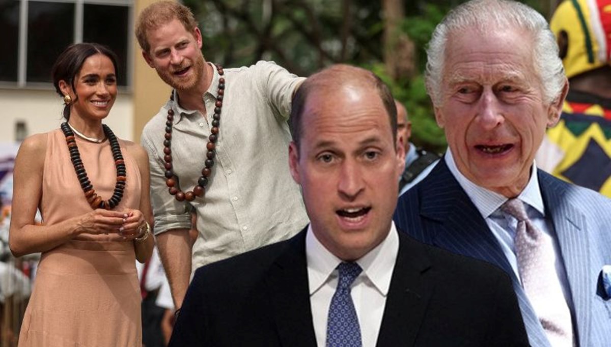 Nijerya'ya gitmişlerdi: Prens Harry ve Meghan Markle'a Kraliyet üyelerinden tepki