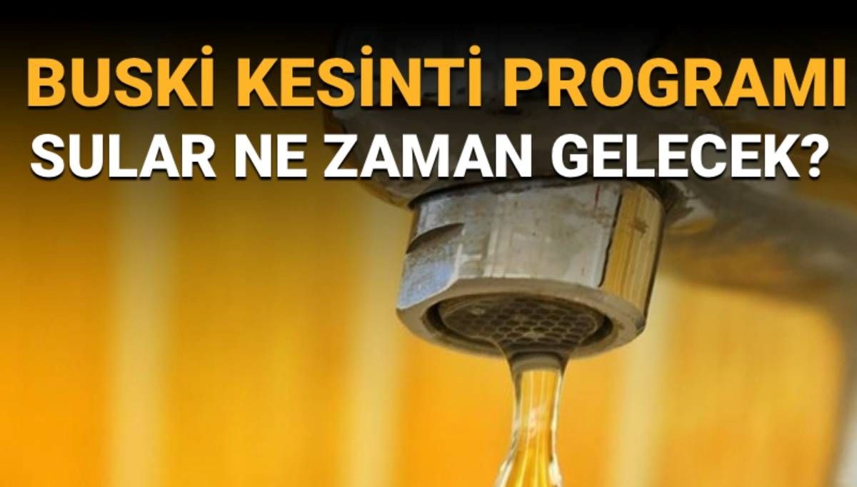 Bursa Nilüfer'de sular ne zaman gelecek? BUSKİ su kesintisi için tarih verdi