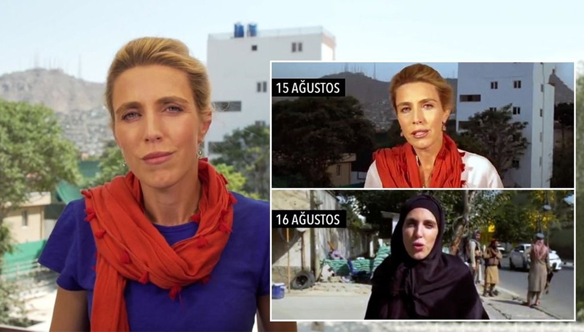 CNN muhabiri Clarissa Ward Taliban sonrası çarşafa girdiği iddiasına yanıt verdi
