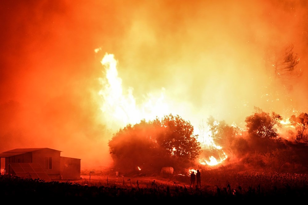 Çanakkale'de yangın: Beş köy tahliye edildi - 3