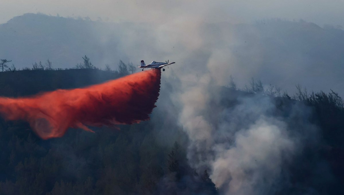 Marmaris’te orman yangını… Bakan Kirişci: Büyük ölçüde sıkıntı giderildi