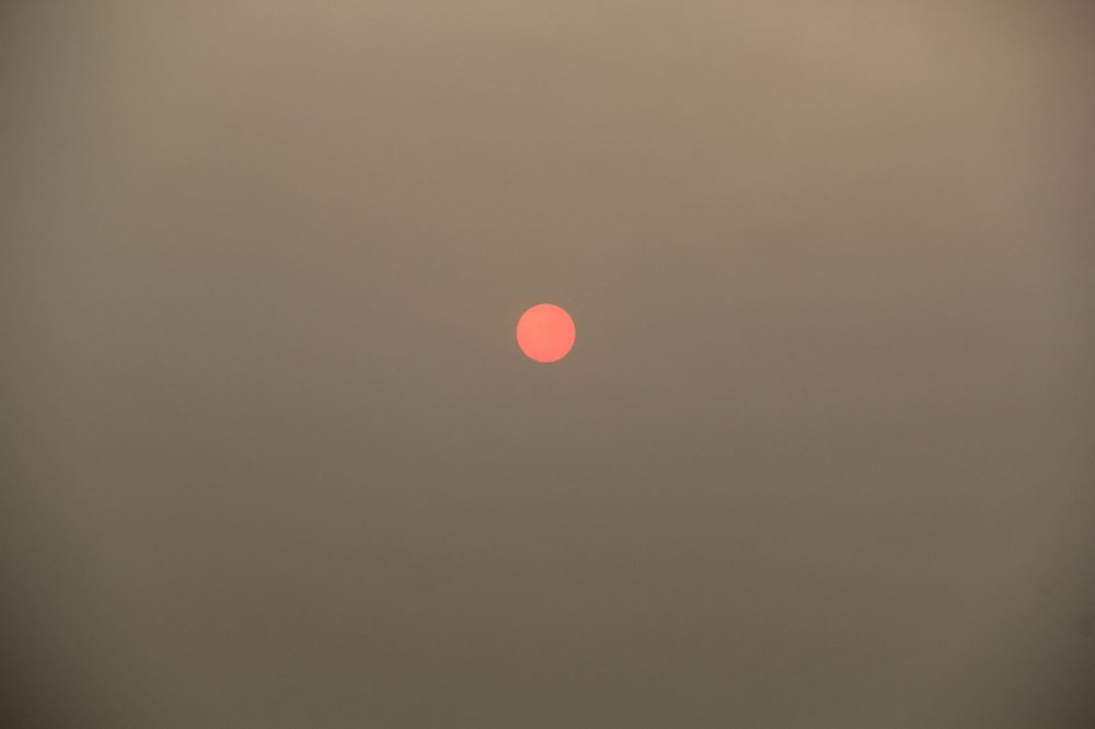 İzmir'de bulanık gökyüzü korkuttu - 11