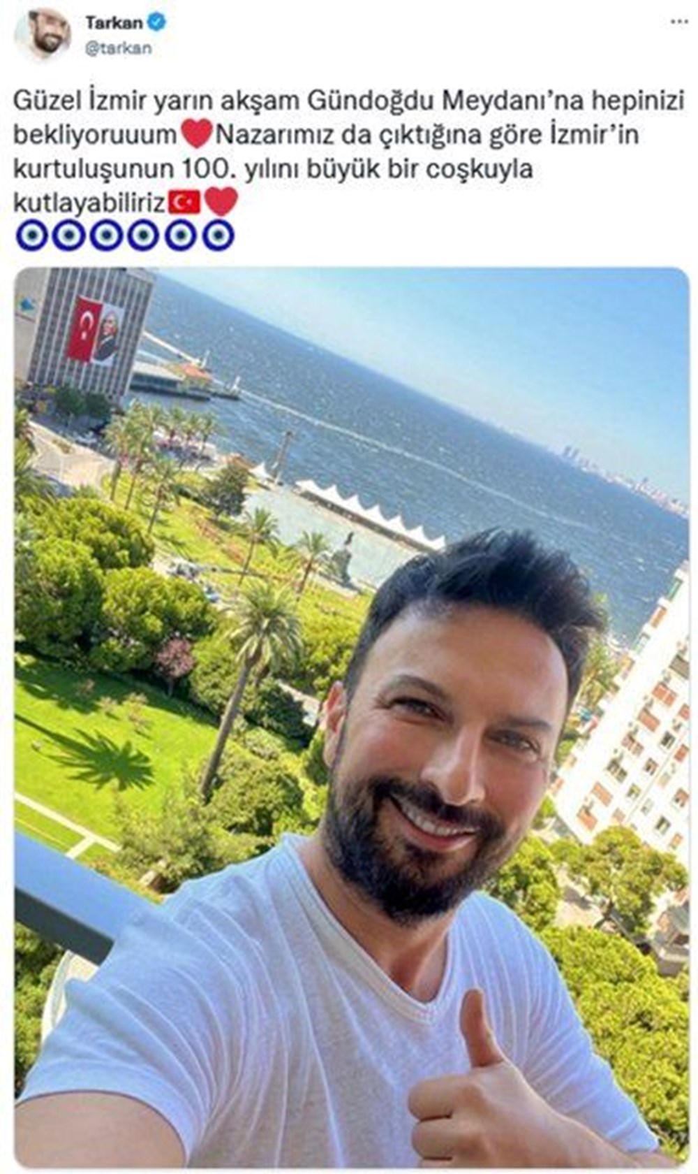 Tarkan'dan İzmir konseri öncesi fotoğraflı mesaj - 6