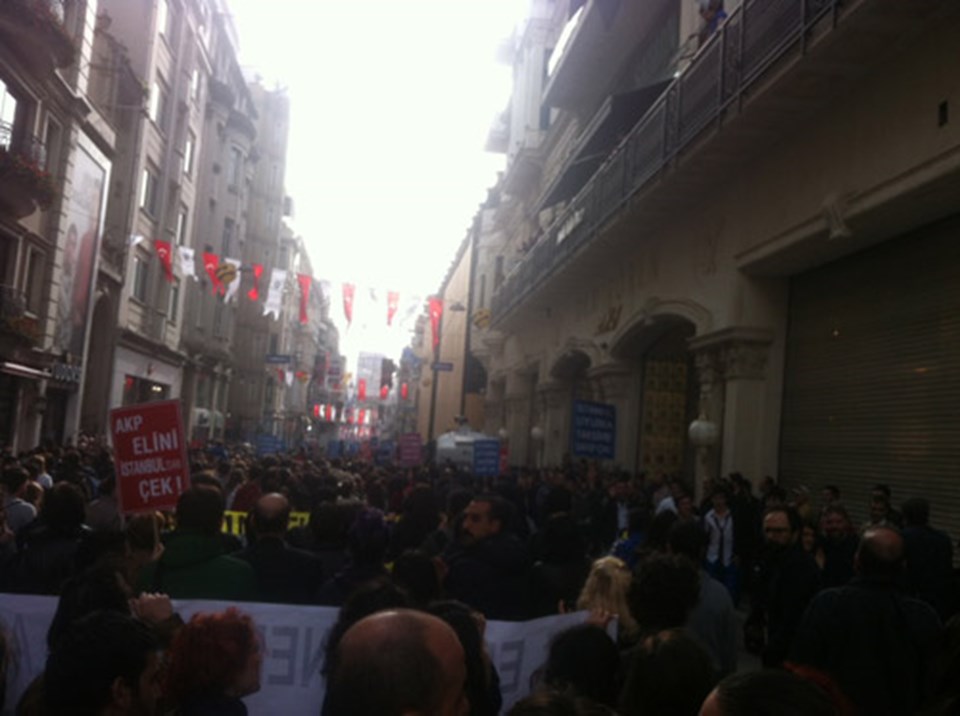 'Emek' protestosuna biber gazı - 1