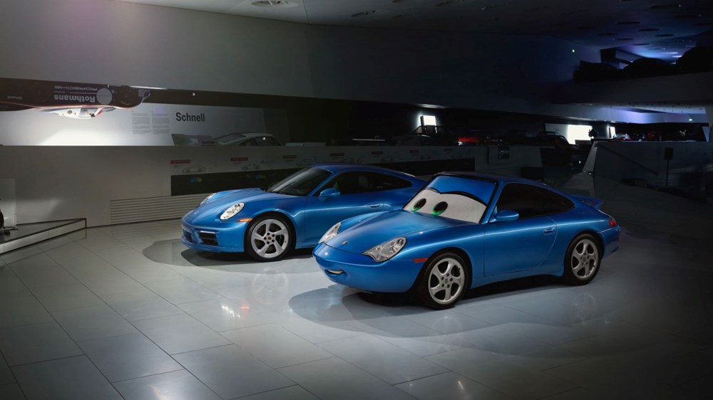Porsche ve Pixar'dan ortak çalışma: 'Arabalar' filminin yıldızı gerçek oldu - 2