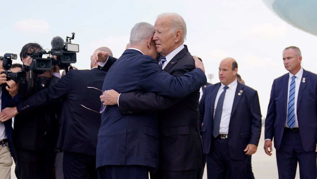 ABD Başkanı Biden İsrail'de: Saldırıyı diğer taraf yapmış gibi görünüyor ABD Başkanı Biden İsrail'de: Saldırıyı diğer taraf yapmış gibi görünüyor