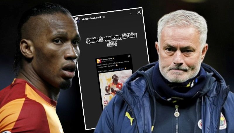 Jose Mourinho sözlerinin ardından tepki oluşmuştu: Didier Drogba'dan Galatasaray için 