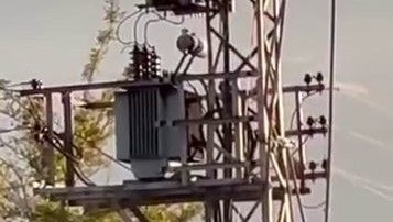 Iğdır'da elektrik trafosunda yangın