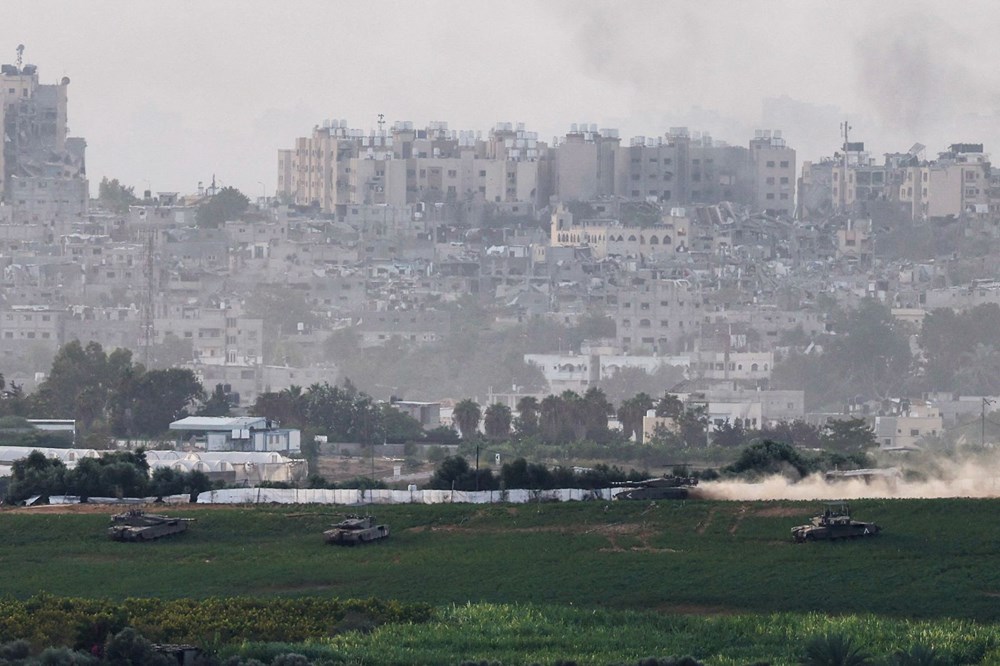 İsrail askerleri Gazze topraklarında (İsrail-Hamas çatışmalarında 24.gün) - 2
