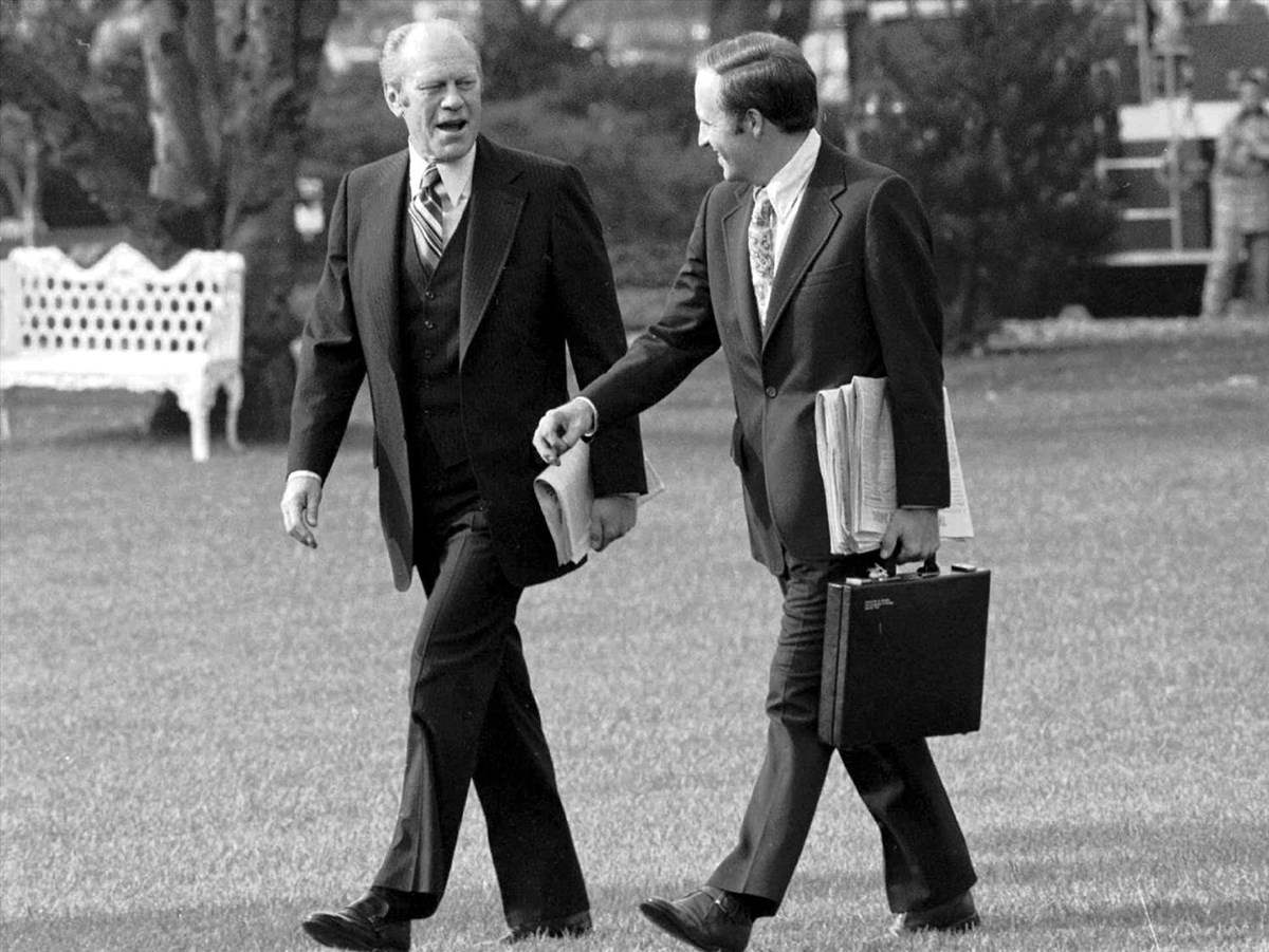 Dick Cheney ve eski başkan Gerald Ford
