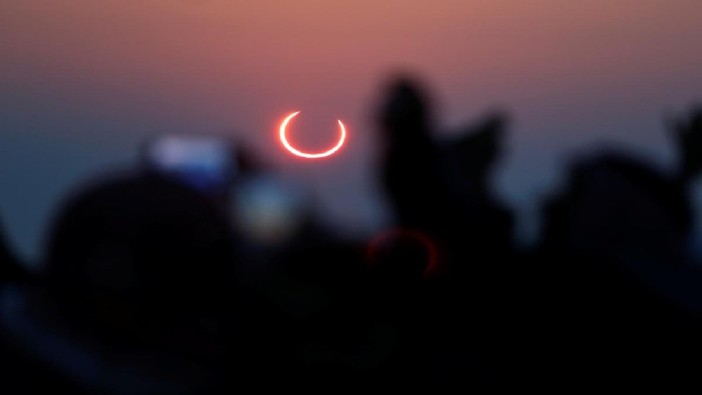 'Ateş çemberi' Güneş tutulması sona erdi (Türkiye'den de görüldü) - 25