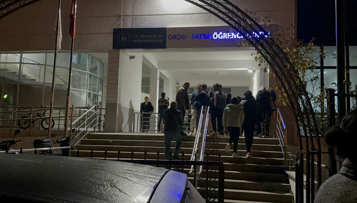 Ordu'da öğrenci yurdunda asansör halatlar koptu Ordu'da öğrenci yurdunda asansör halatlar koptu