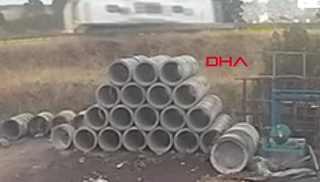 Kuzey Marmara'daki otobüs kazası kamerada