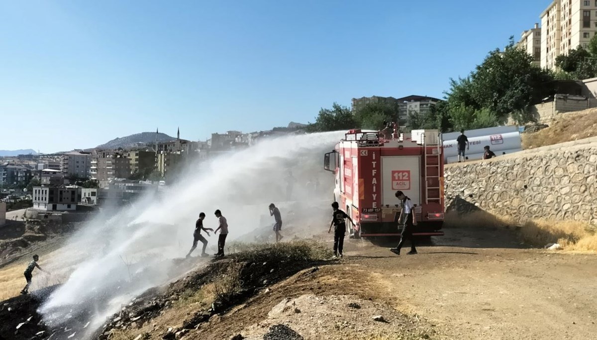 Şırnak'ta ilginç görüntü
