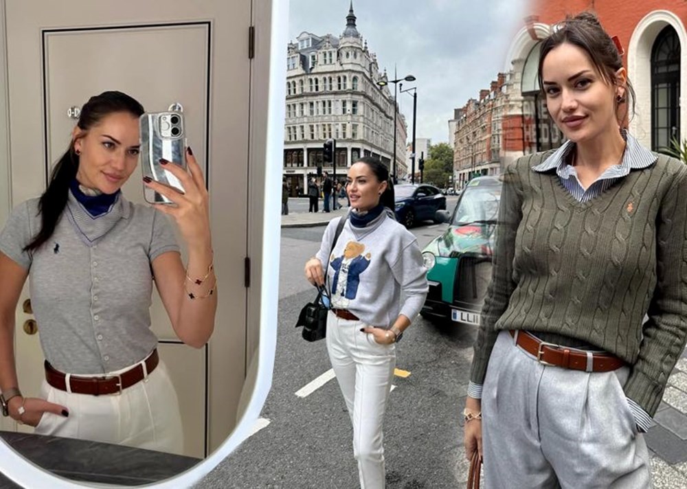 Fahriye Evcen'in Londra tatilinden yeni kareler - 1